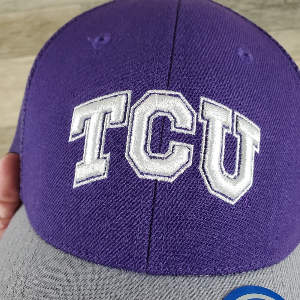 Top Of The World Adjustable Hat One Size TCU Horned Frogs Football - Picture 5 of 8